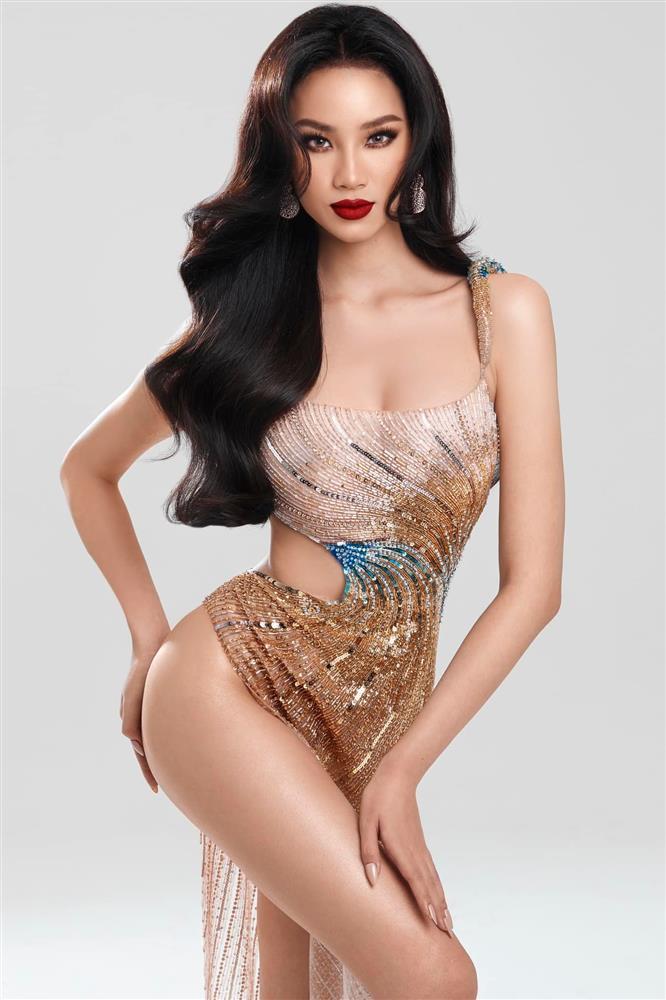 Ái Nhi nhờ dân mạng chọn váy đêm cuối Miss Intercontinental 2021-2
