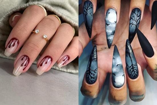 Những mẫu nail rùng rợn, đúng chất ma ám mùa Halloween