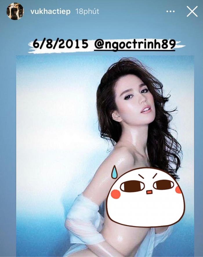 Vũ Khắc Tiệp lợi dụng Ngọc Trinh để câu like bằng loạt ảnh phản cảm-9