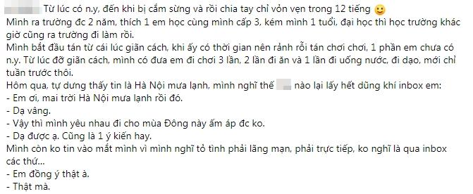 Cuộc tình mặn nồng tan nát chỉ trong 12 tiếng, nghe mà ấm lòng-1