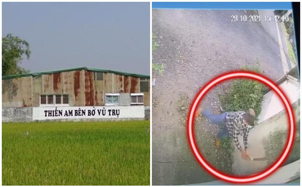 Clip: Tịnh thất Bồng Lai bị kẻ lạ chém tan chuông cửa, vỡ bay cổng-1