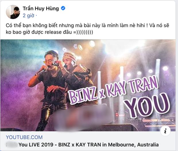 Phát hiện Binz - Kay Trần từng kết hợp trong 1 ca khúc tục-6