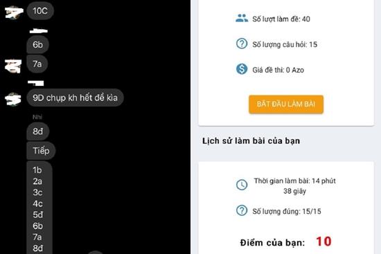 Nam sinh khoe 10 điểm không cần làm, bí quyết gian lận gây tranh cãi