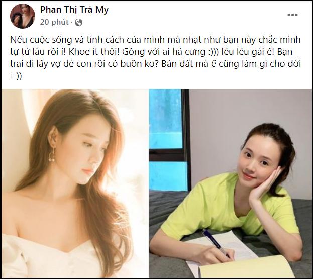 Trà My mỉa Midu: Gái ế, khoe ít thôi, bán đất mà ế làm gì cho đời-2