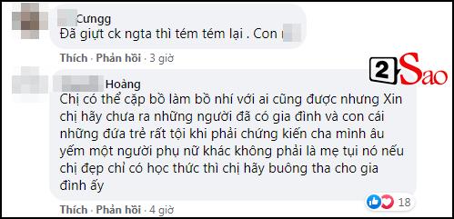 Diễn viên Q.T bị công kích: Xin né đàn ông có vợ con, đứa bé rất tội-4