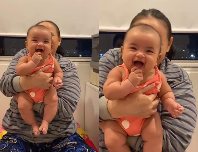 Con gái Võ Hạ Trâm thôi quạu, cười như được mùa cưng xỉu-2