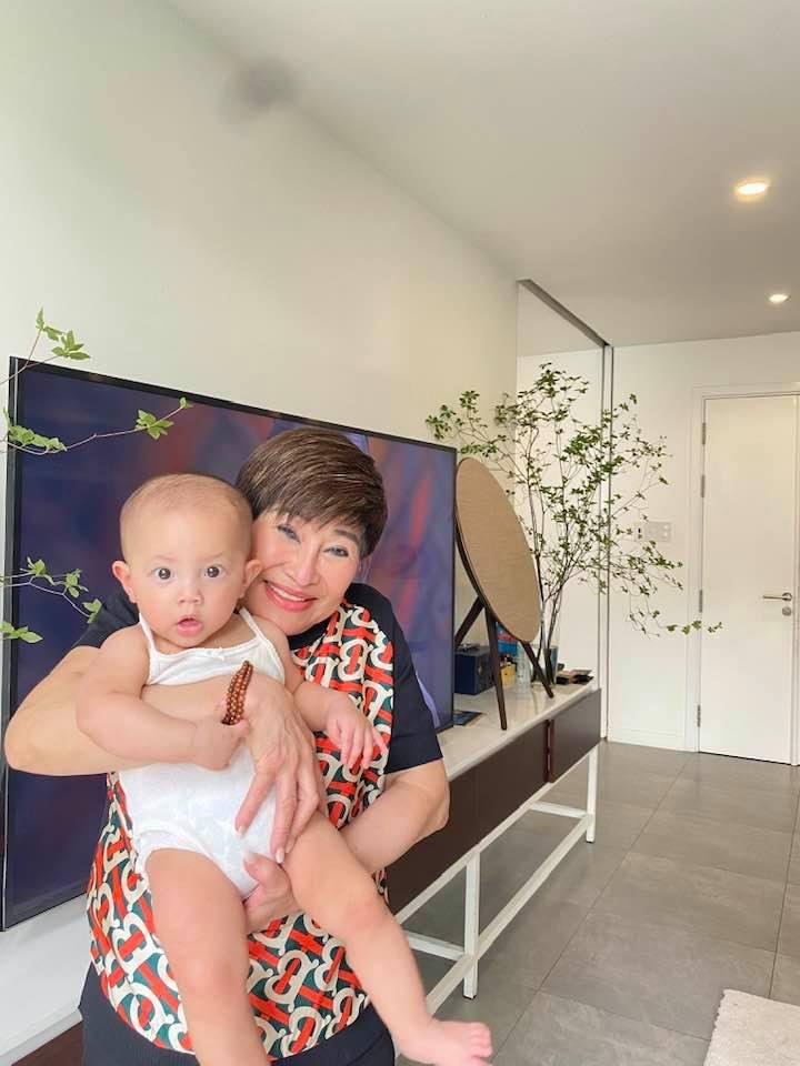 Bà bầu ly hôn Đàm Vĩnh Hưng bế Lisa - Leon, xưng mẹ Hà Hồ-3