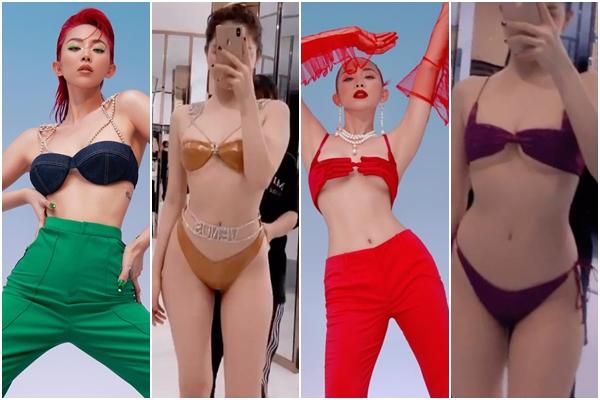 Ngọc Trinh mặc bảo bối chống lộ hàng chỗ hiểm nhìn cực phô-8