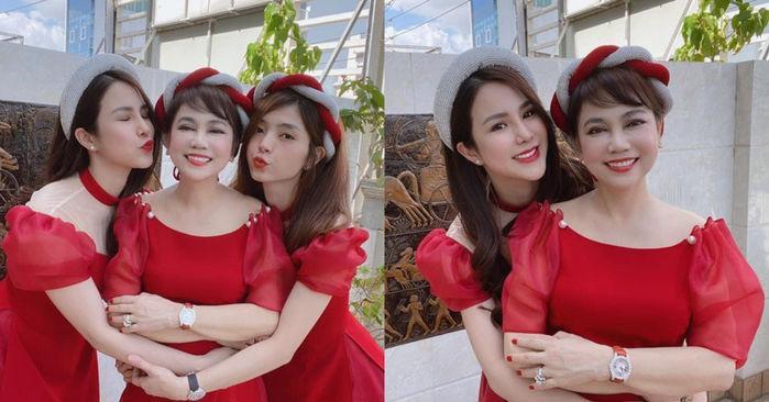 Mẹ chồng Diệp Lâm Anh U60 trẻ trung, chanh sả ngang con dâu-2