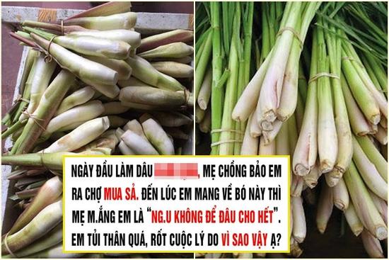 Mẹ chồng nhờ dâu đi mua sả, dâu mang gì về mà bị mắng té tát?