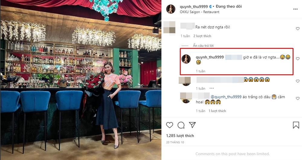 Quỳnh Thư bị đào bình luận đã là vợ người ta giữa ồn ào-3