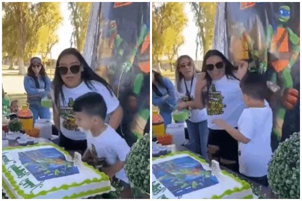 Tặng mẹ bánh theo mẫu trên mạng, cô gái xỉu khi nhận hàng thật-3