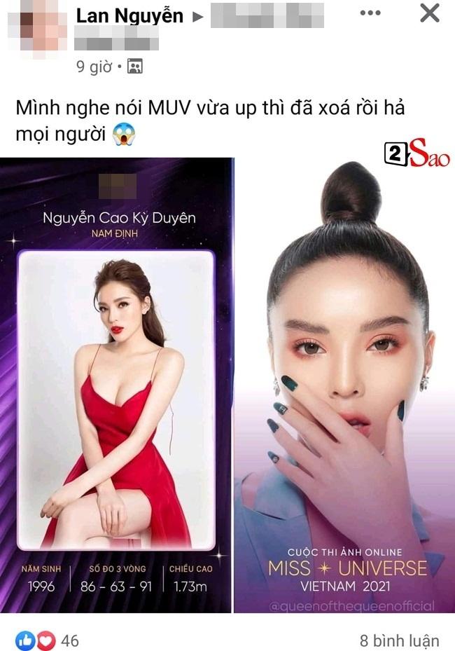 Lộ ảnh profile Kỳ Duyên thi Hoa hậu Hoàn vũ Việt Nam 2021?-2