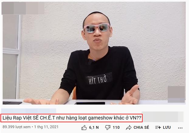 Netizen tiên tri Rap Việt sớm bị khai tử như các anh em tiền bối-6