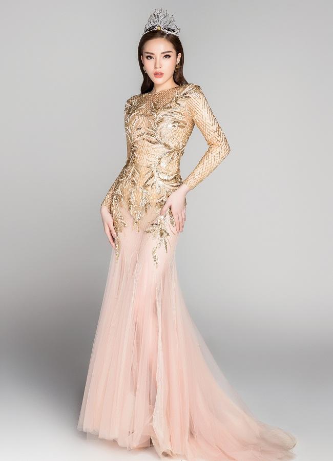 Kỳ Duyên thi Hoa hậu Hoàn vũ Việt Nam có mất vương miện cũ?-1