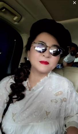 Bà Phương Hằng ngầu đét, dát hột xoàn đến Tịnh thất Bồng Lai-4