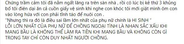 Đặng Thu Thảo tố bị chồng tra tấn dù vợ chửa vượt mặt-5