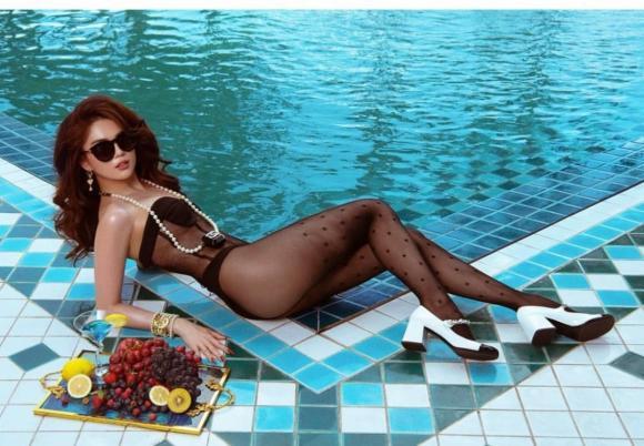 Ngọc Trinh tiếp tục gây sốc với bộ ảnh tạo dáng hư hỏng-3