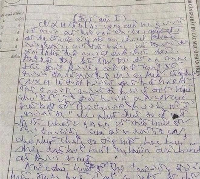 Bài kiểm tra bị chấm điểm 0, cô giáo đưa lý do đố cãi nổi-7