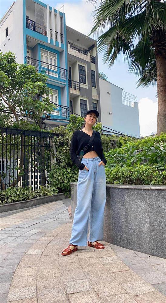 Giảm 30kg ngoạn mục sau sinh, Lê Phương khoe eo bé tí-8