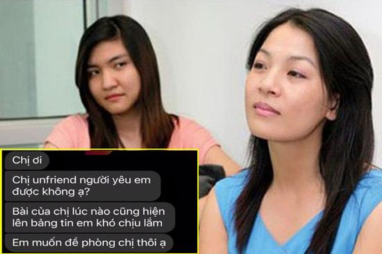 Cô gái bắt người lạ hủy kết bạn với người yêu mình chỉ vì 'ngứa mắt'