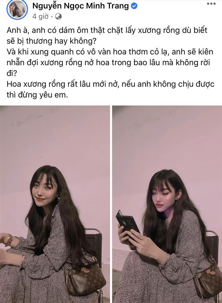 Lương Minh Trang lộ cằm nhọn hoắt, sút 10kg hậu ly hôn Vinh Râu-1