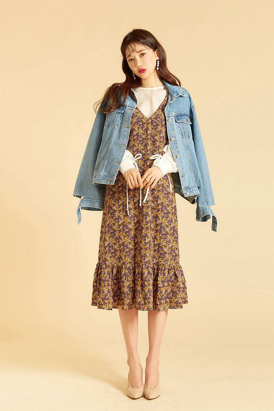 Mix đồ với váy yếm mùa đông vừa ấm vừa xịn sò như gái Hàn-6