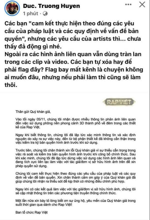Designer bị ăn cắp ảnh không đồng tình cách xử lý của Rap Việt-4