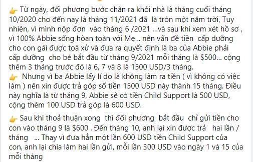 Vợ cũ hạ hỏa, tiết lộ Hoàng Anh trả góp tiền nuôi con-3