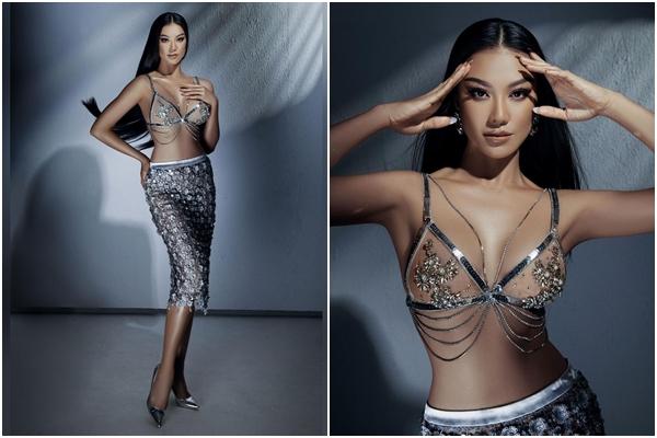 Đỗ Thị Hà và Kim Duyên cùng mang 1 chiếc váy đi thi quốc tế?-10