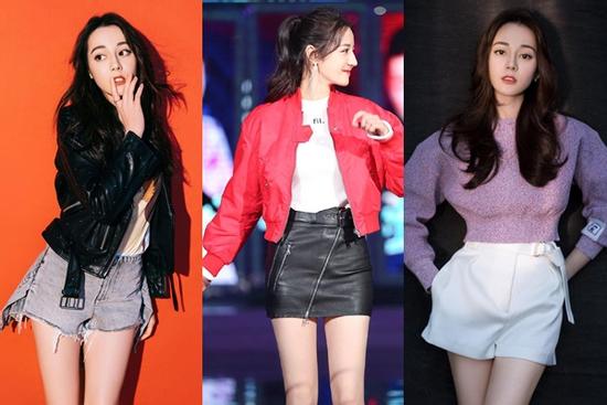 Địch Lệ Nhiệt Ba diện đồ mùa đông khoe da trắng muốt nhìn là mê