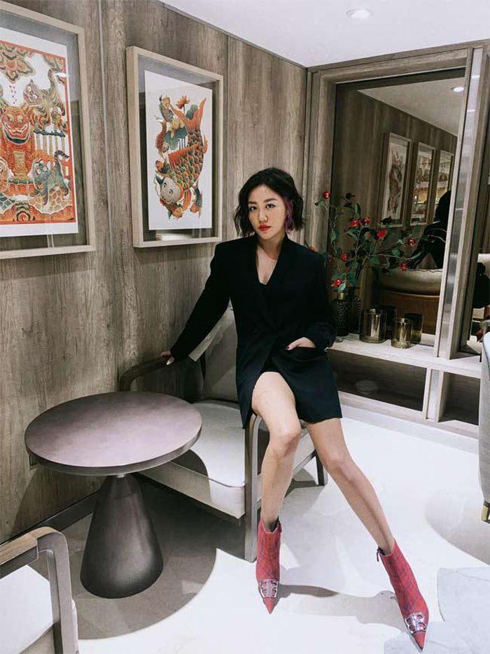 Giảm cân, Văn Mai Hương mix đồ đông style Hàn xẻng đẹp phát hờn-10