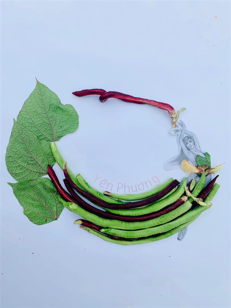 Mãn nhãn BST thời trang từ rau củ vườn nhà của 8x đảm đang-8