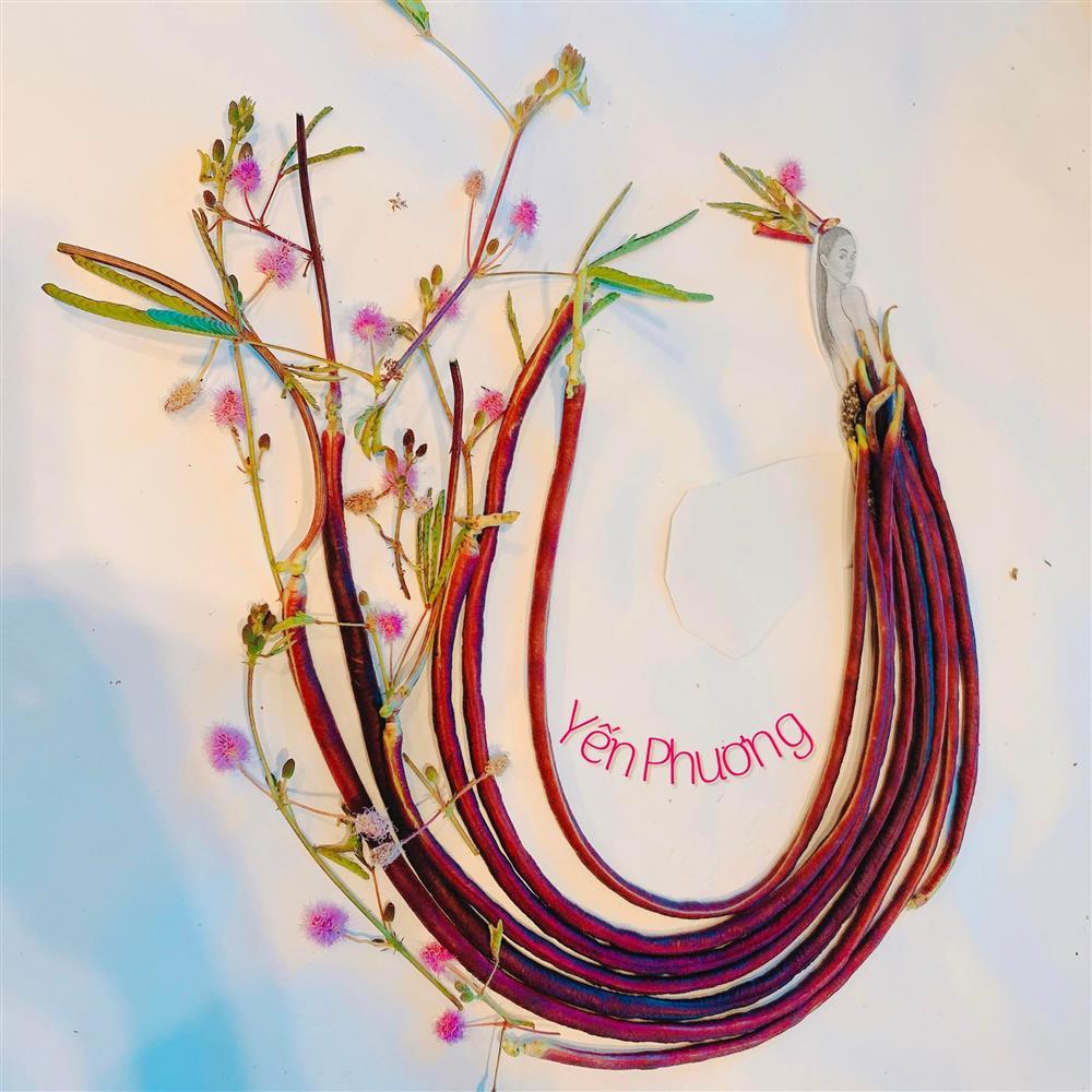 Mãn nhãn BST thời trang từ rau củ vườn nhà của 8x đảm đang-12