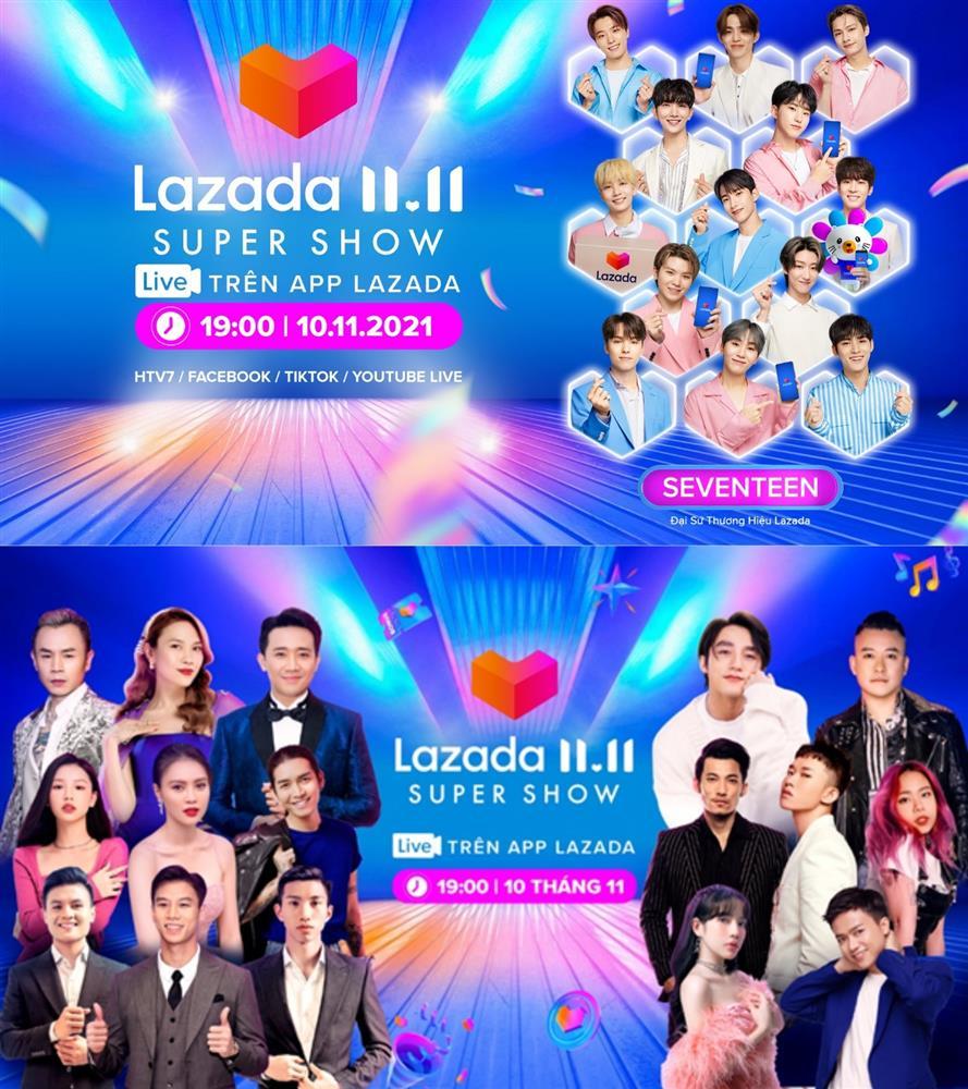 Trấn Thành cùng dàn sao Việt lập rock band tại Lazada Supershow 11.11-1
