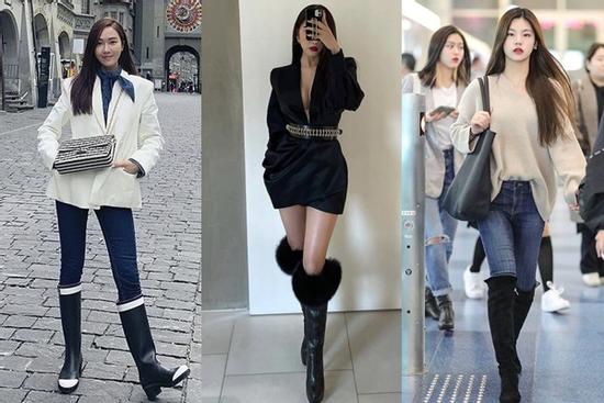 Mỹ nhân Hàn phối đồ với boots cao cổ đẹp ‘quên lối về’