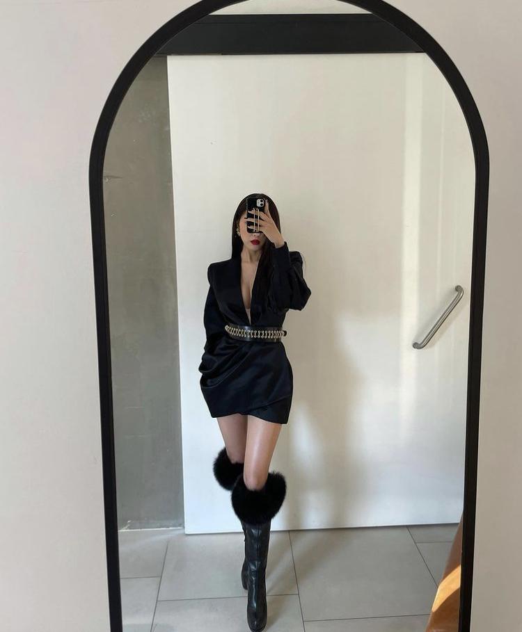 Mỹ nhân Hàn phối đồ với boots cao cổ đẹp ‘quên lối về’-4