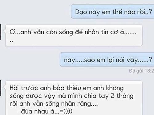 Nói gì cho phũ, dằn mặt tình cũ khi tự dưng nhắn tin hỏi thăm?-9