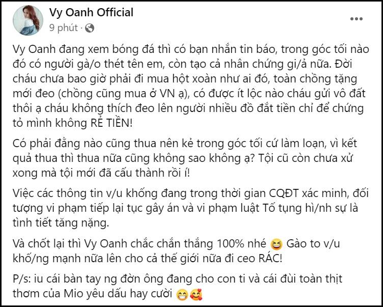 Vy Oanh làm rõ vụ tố nợ 30.000 USD, tuyên thắng CEO 100%-4