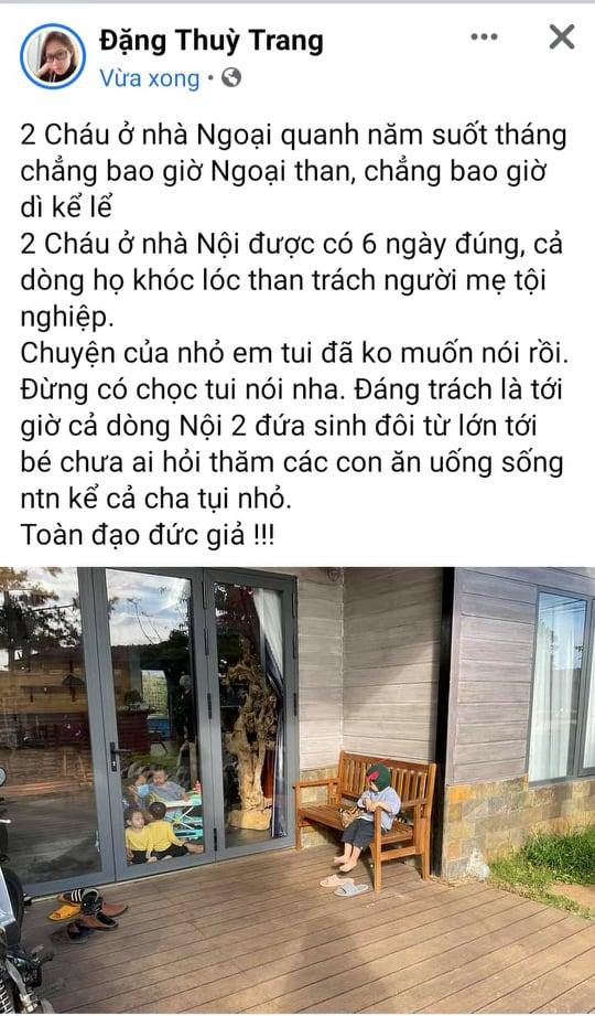 Chị gái Đặng Thu Thảo mắng em rể cũ đạo đức giả-2