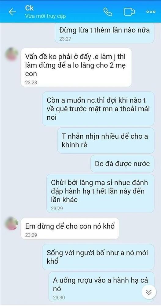 Chồng đánh đập, vợ bế con bỏ đi, nghe lời cầu xin mà ngán ngẩm-4