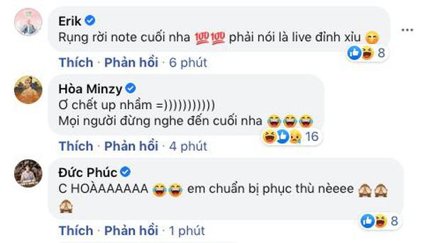 Đức Phúc quê độ khi bị Hòa Minzy tung clip hát lỗi-3