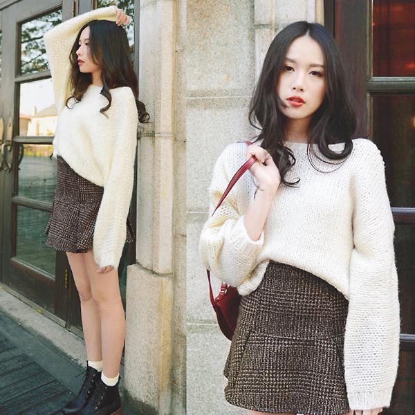 Chiêu phối đồ với chân váy ngắn mùa đông chị em không nên bỏ lỡ-1
