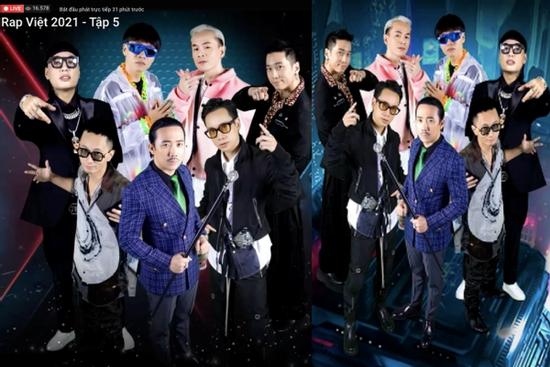 Hậu bị tố đạo nhái, poster mới của Rap Việt đơn giản đến tẻ nhạt