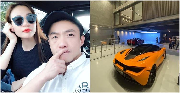 Cường Đô La biến hầm toàn siêu xe thành phim trường cho ái nữ-5