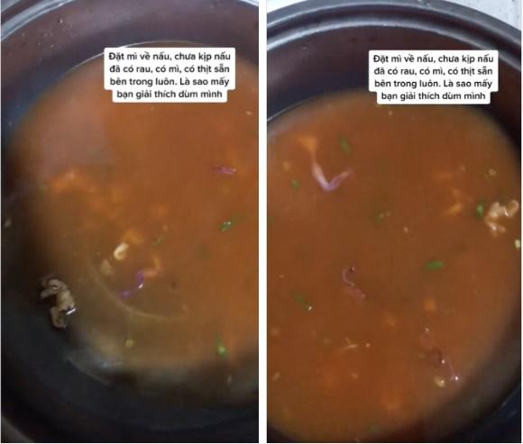 Chết khiếp phát hiện quán mì cay dám làm điều kinh dị với khách-1