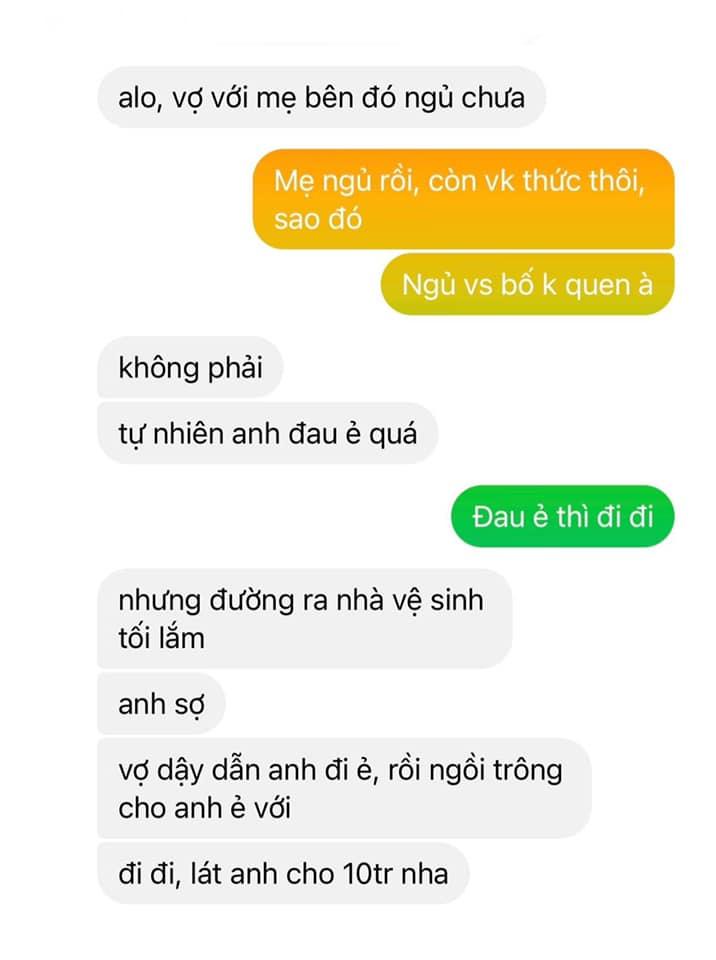Khi bạn sở hữu ông chồng yếu đuối nhưng lại thích tấu hài-2
