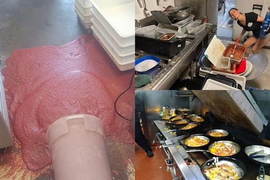 Cảnh tượng người ngoài sửng sốt nhưng là bình thường với nhà hàng