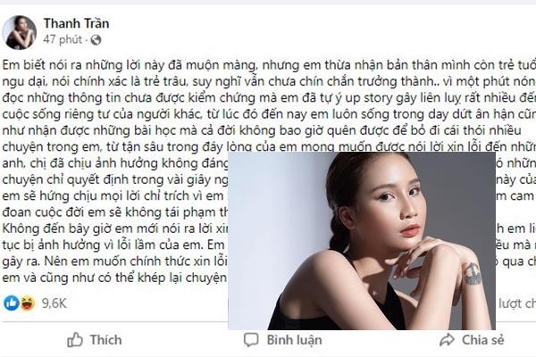 Trợ lý cũ đính chính story xin lỗi, liên quan Sơn Tùng - Thiều Bảo Trâm?-6