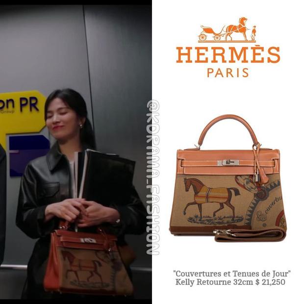 Xin thưa, spotlight tập 2 chắc chắn thuộc về chiếc Hermes Couvertures et Tenues de Jour Kelly size 32 với mức giá 480 triệu đồng, có thể nhờ nó mà diễn xuất 